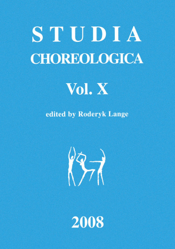 Studia Choreologica Vol. X