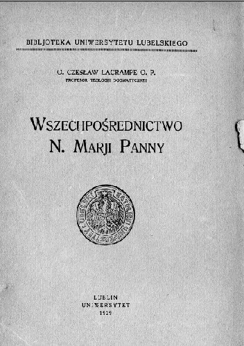 Wszechpośrednictwo Najświętszej Marji Panny