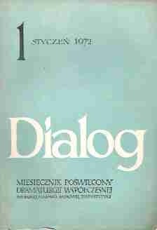 Dialog, nr 1 / styczeń 1972