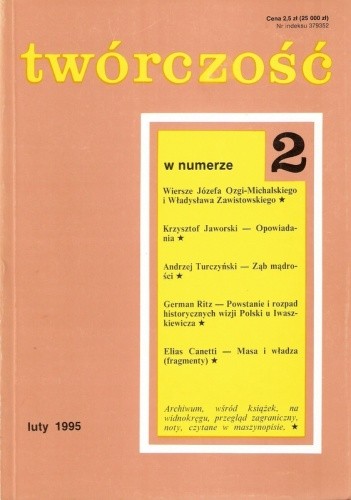 Twórczość, nr 2 (591) / 1995