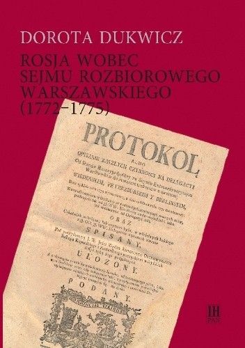Rosja wobec sejmu rozbiorowego warszawskiego (1772–1775)