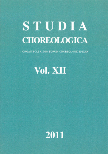 Studia Choreologica Vol. XII