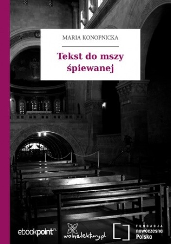 Tekst do mszy śpiewanej