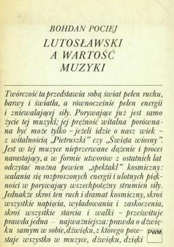 Lutosławski a wartość muzyki