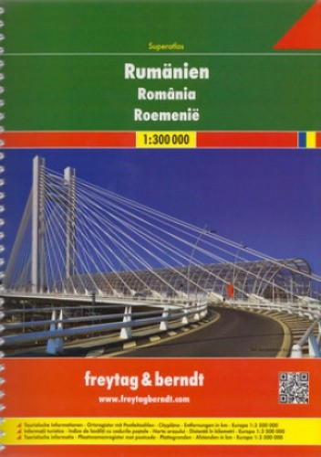 Rumunia. Atlas Freytag & Berndt / 1:300 000