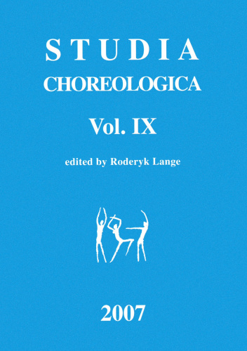 Studia Choreologica Vol. IX