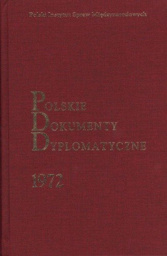 Polskie Dokumenty Dyplomatyczne 1972