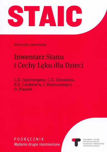 STAIC Inwentarz Stanu i Cechy Lęku dla Dzieci