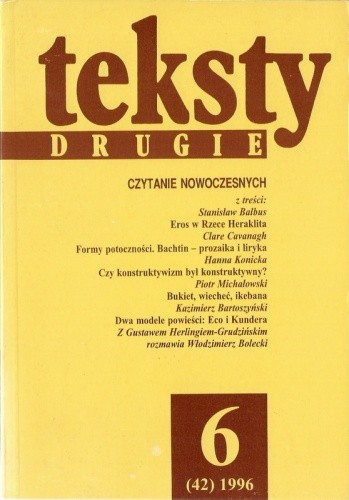 Teksty drugie, nr 6 (42) / 1996