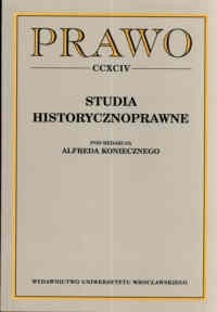 Studia historycznoprawne. Prawo CCXCIV.