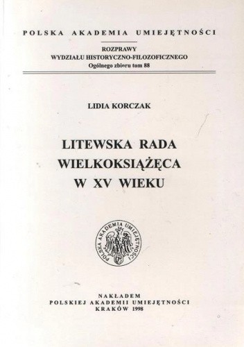 Litewska Rada Wielkoksiążęca w XV wieku