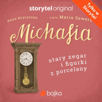 Michasia, stary zegar i figurki z porcelany