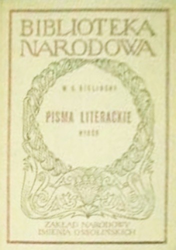 Pisma literackie. Wybór