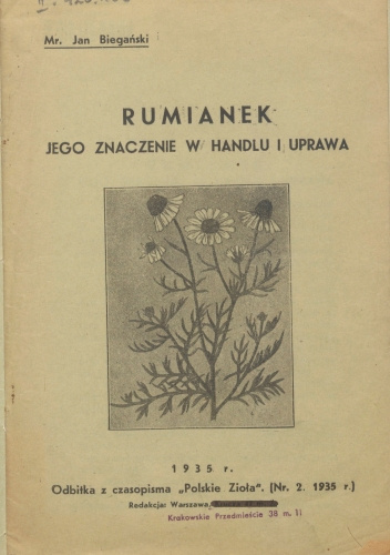 Rumianek, jego znaczenie w handlu i uprawa
