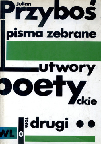 Pisma zebrane. Utwory poetyckie. Tom II