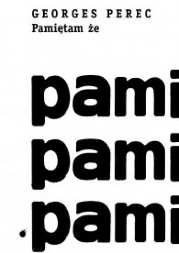 Pamiętam że