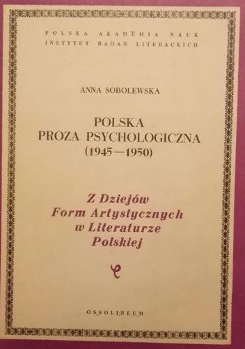 Polska proza psychologiczna (1945–1950)