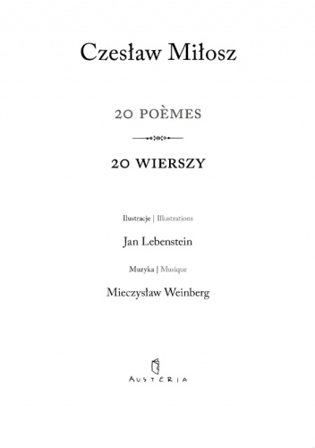 20 poèmes. 20 wierszy