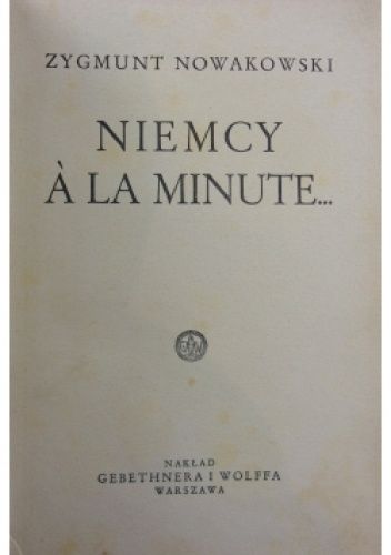 Niemcy á la minute