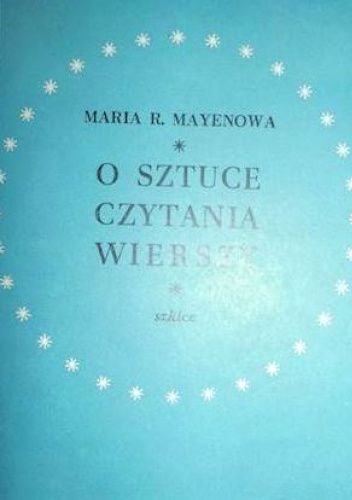 O sztuce czytania wierszy. Szkice