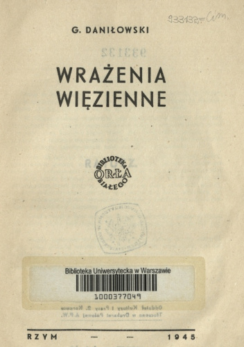 Wrażenia więzienne