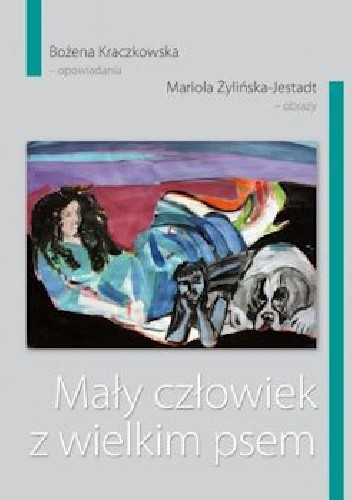 Mały człowiek z wielkim psem