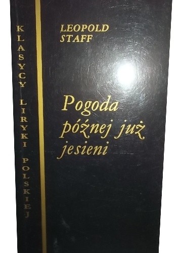 Pogoda późnej już jesieni