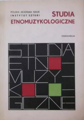Studia etnomuzykologiczne