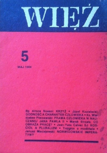 Więź nr 5 (306), kwiecień 1984
