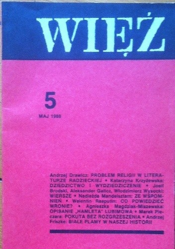 Więź nr 5 (355) maj 1988