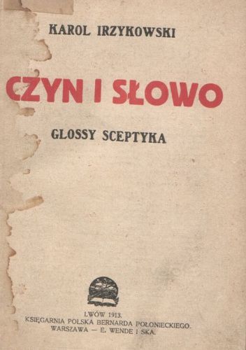 Czyn i słowo: Glossy sceptyka