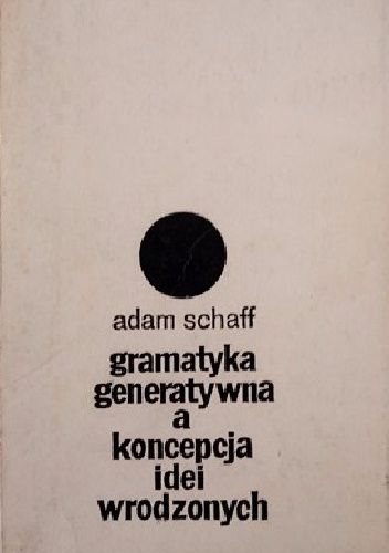 Gramatyka generatywna a koncepcja idei wrodzonych