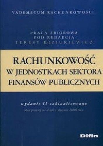 Rachunkowość w jednostkach sektora finansów publicznych