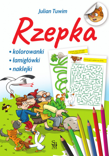 Rzepka. Kolorowanki, łamigłówki, naklejki