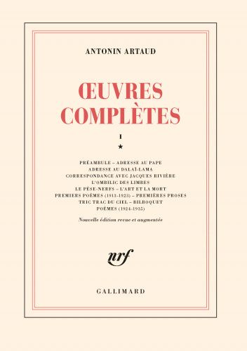 Œuvres complètes, tome I