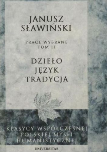 Dzieło, język, tradycja