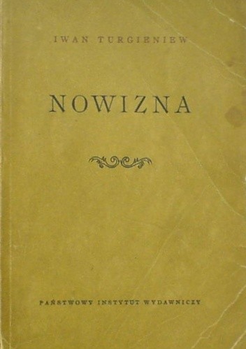 Nowizna: powieść w dwóch częściach