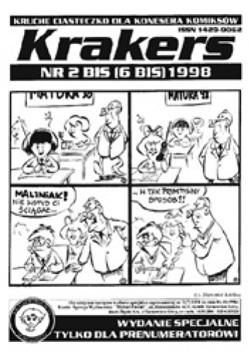 Krakers. Kruche ciasteczko dla konesera komiksów nr 2 bis (6bis)/1998