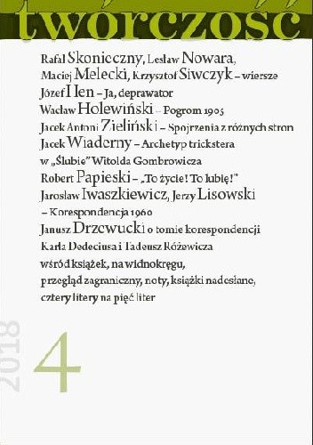 Twórczość nr 4 / 2018