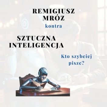 Remigiusz Mróz kontra sztuczna inteligencja. Kto szybciej pisze?