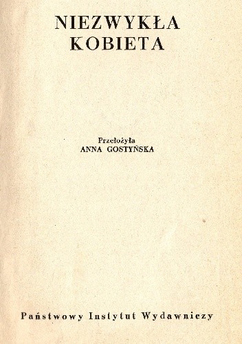 Niezwykła kobieta