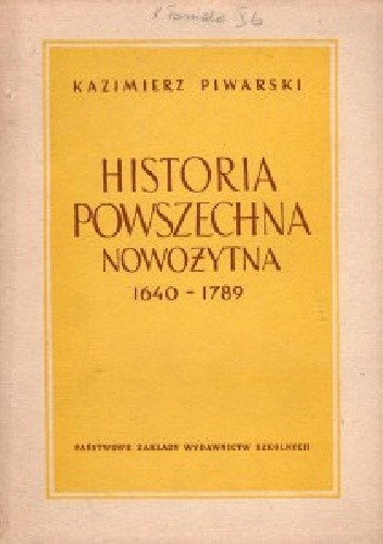 Historia powszechna nowożytna 1640-1789