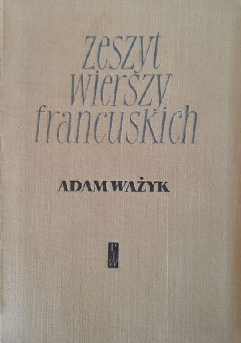 Zeszyt wierszy francuskich