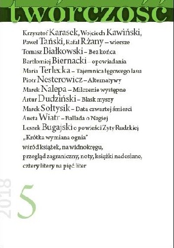 Twórczość nr 5 / 2018