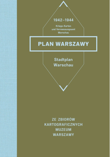 Plan Warszawy 1942–1944. Stadtplan Warschau.