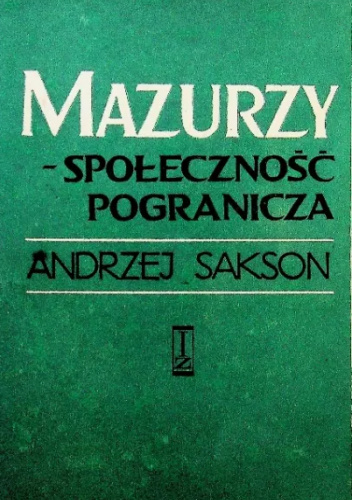 Mazurzy - społeczność pogranicza