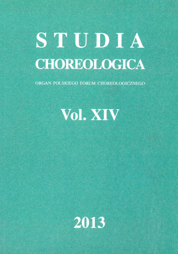 Studia Choreologica Vol. XIV