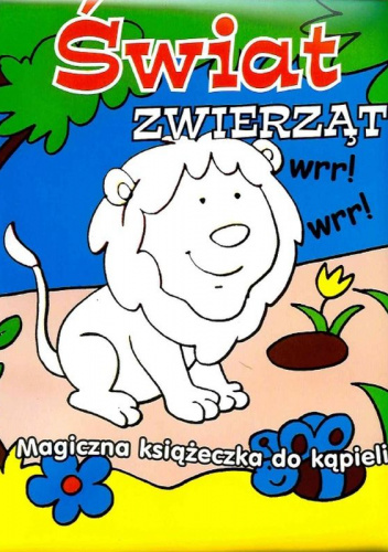 Magiczna książeczka do kąpieli Świat zwierząt zmienia kolor w wodzie
