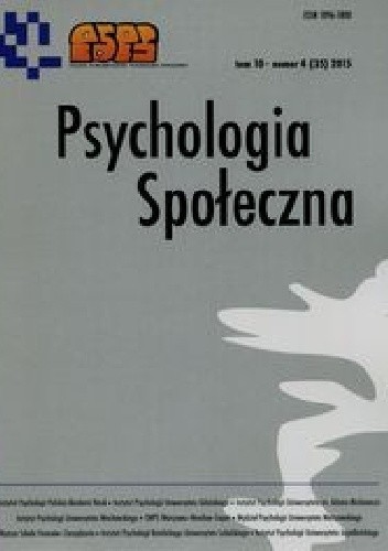 Psychologia społeczna 4/2015