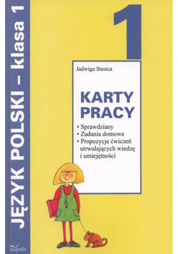 Karty pracy. Język polski – klasa 1